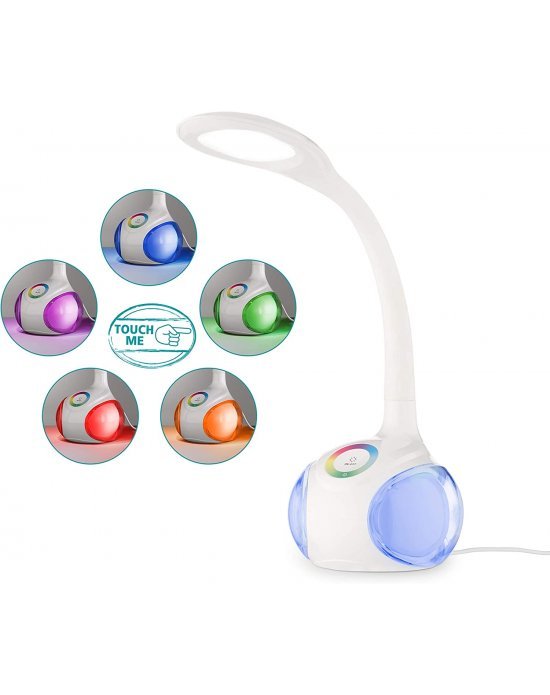 LED STOLNA SVJETILJKA 4,2W, 375 LM, RGB-NW, BIJELA "ARCONES"