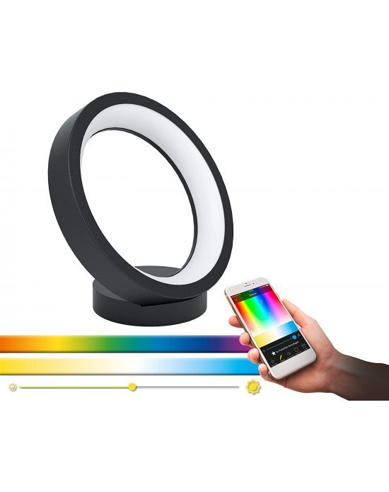 LED SMART STOLNA SVJETILJKA 16W, 1800 LM, RGB-BIJELA, CRNO/BIJELA "MARGHERA-Z"