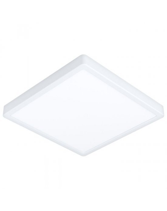 FUEVA 5 nadgradna rasvjeta IP44 20W bijela kvadrat
