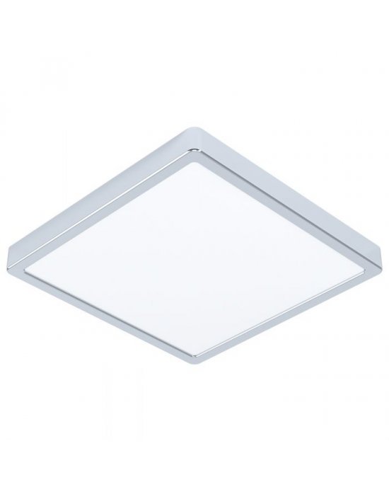 FUEVA 5 nadgradna rasvjeta IP44 20W krom kvadrat