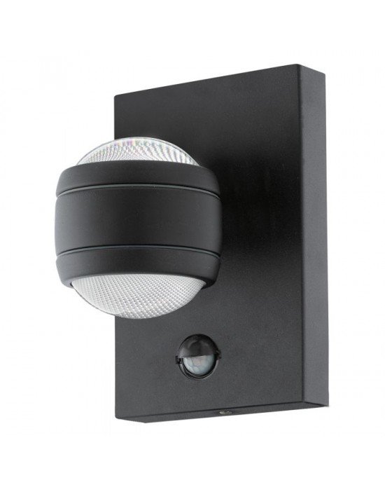 SESIMBA 1 VANJSKA ZIDNA/2, LED, 2X3,7W, CRNA
