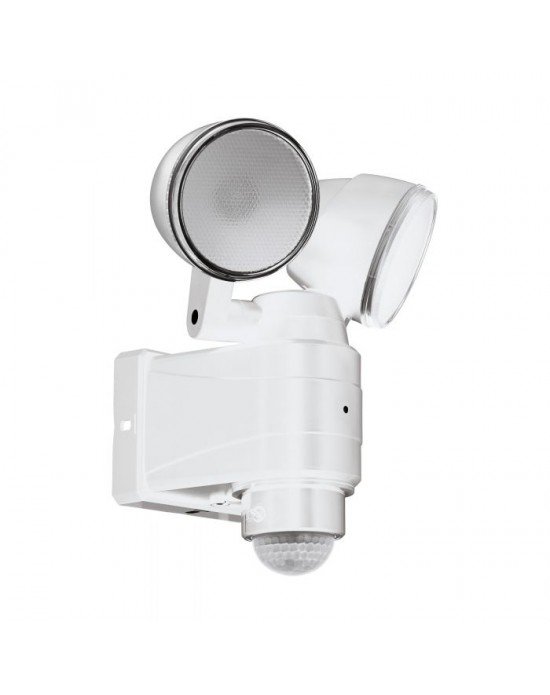 VANJSKA ZIDNA RASVJETA, LED, 7,5W, 800lm, 6500K, IP44, SA SENZOROM, NA BATERIJE, BIJELA, "CASABAS"