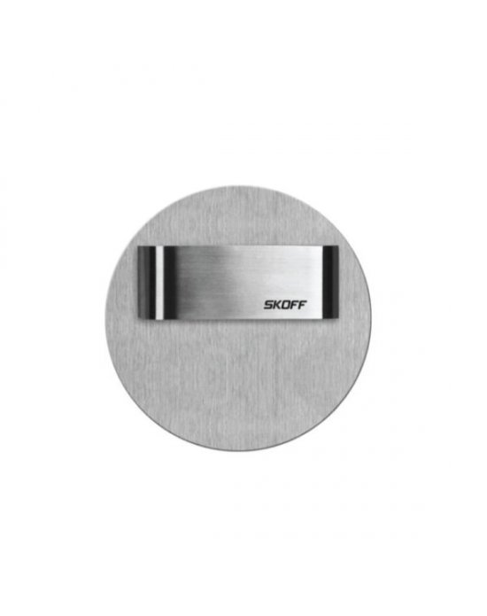 Zidna LED ugradbena svjetiljka nehrđajući čelik SKOFF RUEDA SHORT STAINLESS STEEL 10V 0,8W 3000K IP66