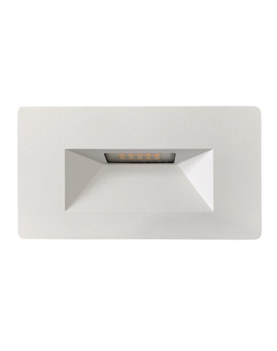 VANJSKA ZIDNA UGRADBENA RASVJETA, LED, 1,5W, 120lm, 3000K, IP54, BIJELA, "SR8301A"