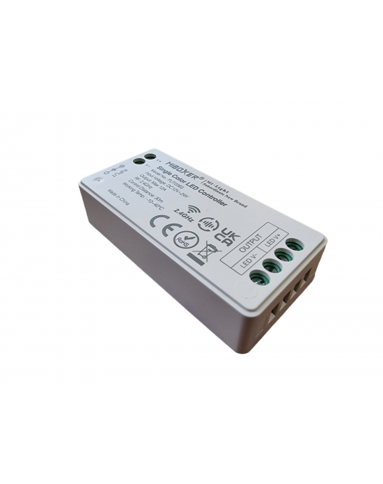 LED KONTROLOR, DC12-24V, 12A, RF 2,4GHz, 4-ZONE, SINGLE LED, "FUT036S"