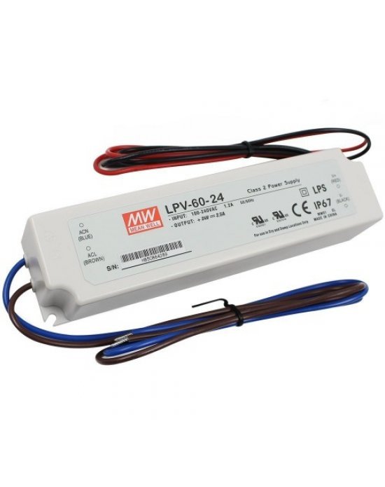 MEAN WELL LED napajanje 24V DC 60W IP67