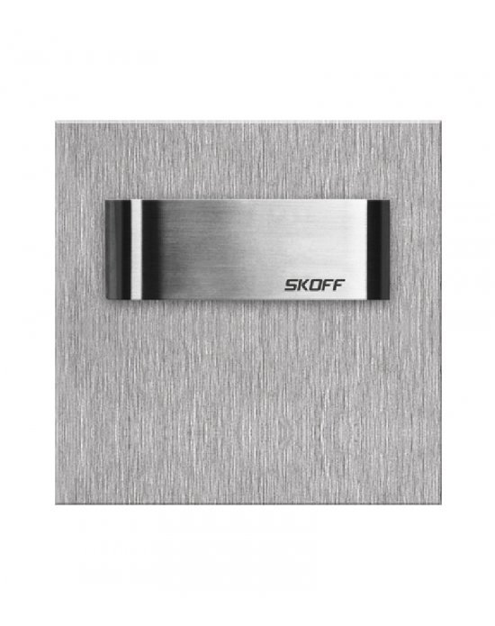 Zidna LED ugradbena svjetiljka nehrđajući čelik SKOFF TANGO SHORT STAINLESS STEEL 10V 0,8W 3000K IP66