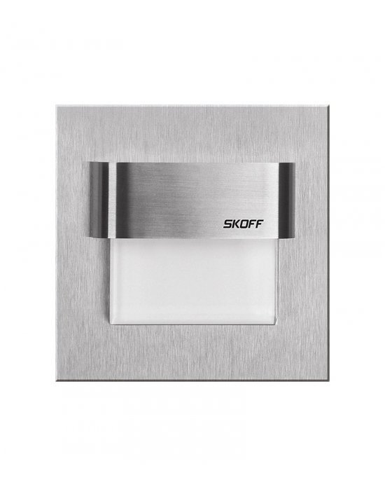 Zidna LED ugradbena svjetiljka nehrđajući čelik SKOFF TANGO STAINLESS STEEL 10V 0,8W 3000K IP66
