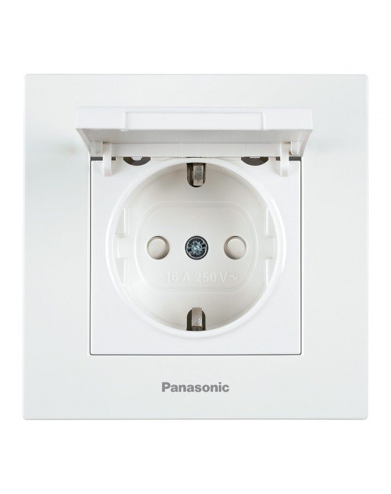 Panasonic Karre Plus utičnica šuko 2P+E sa poklopcem i zaštitom