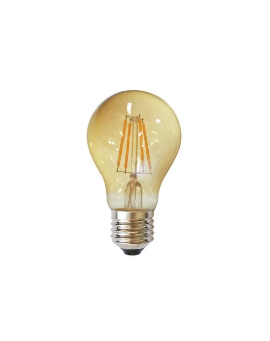 LED FILAMENT ŽARULJA, E27, A60, 6W, 600lm, 2700K, "A60 AMBER"