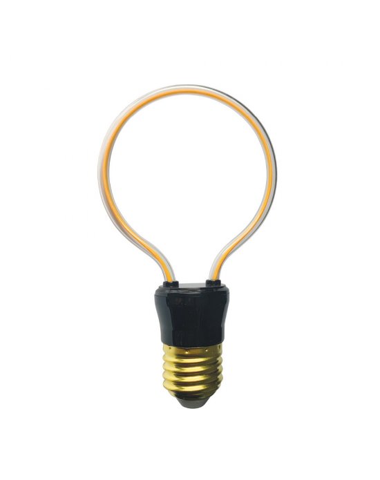 LED FILAMENT ŽARULJA, E27, ELLIPSE, 4W, 240lm, 2200K, "MAX-AL-4W-008 ROUND"